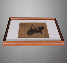 格尔木书画装裱配框服务案例